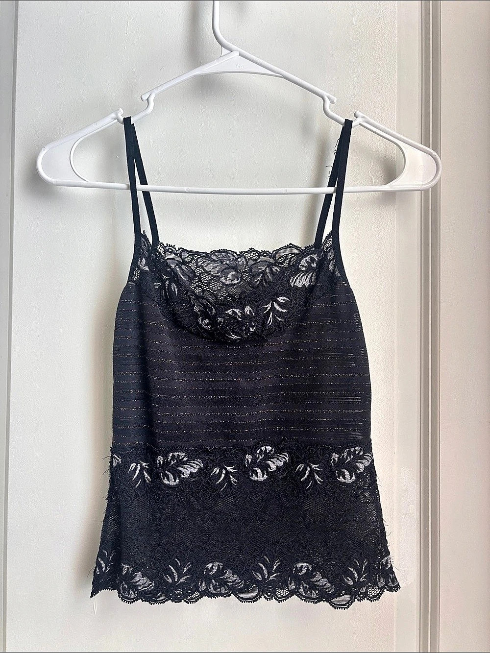 Lace Camisole in Black Like New